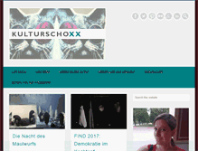 Tablet Screenshot of kulturschoxx.de